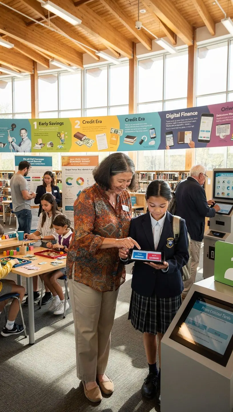 Ügyfél kézben tart egy összeállított pénzügyi könyvcsomagot.