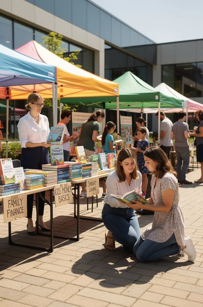 Könyvcsomagok személyes pénzügyi alapismeretekkel helyi könyvtárak támogatásával.