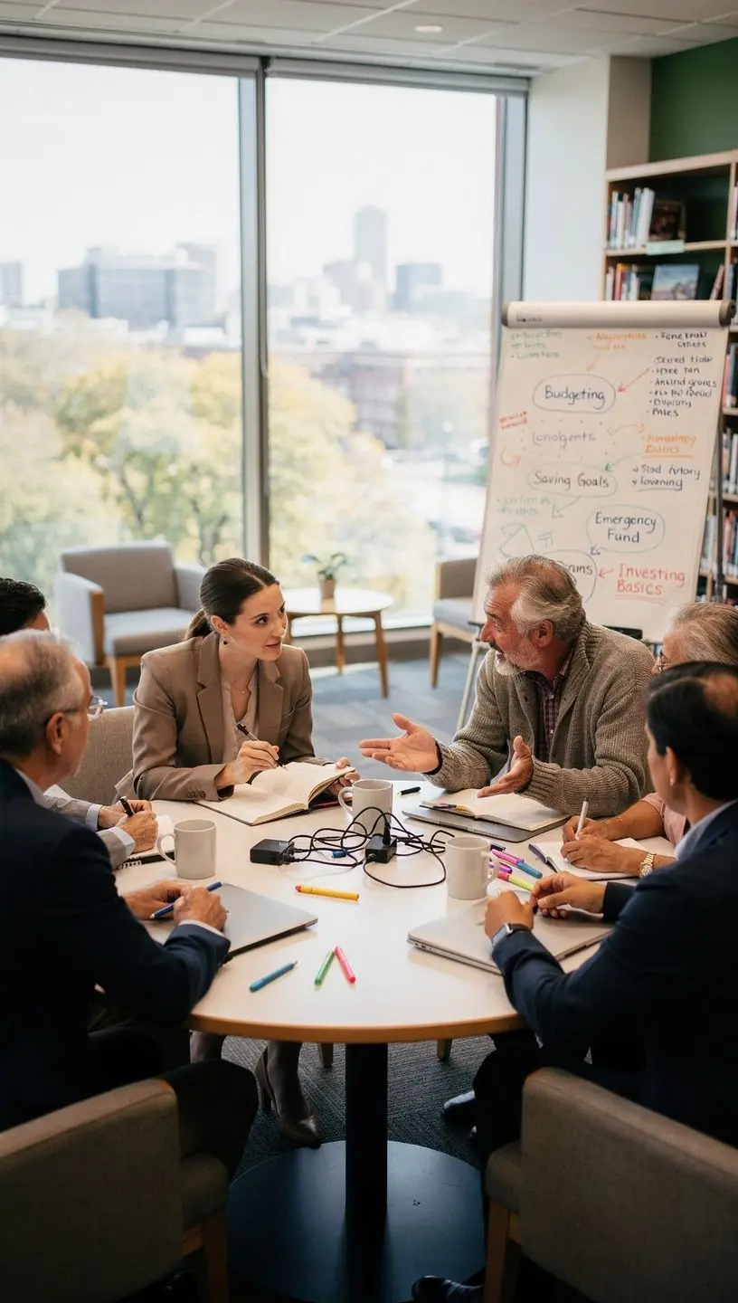 Személyes pénzügyi blog megjelenítése laptop képernyőjén.